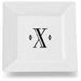 thumbnail image 2 of Carolines Treasures CJ1058-XSP115 Letter X Initial Monogram Retro Square Ceramic Platter Or Plate, 2 of 2