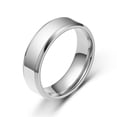 thumbnail image 1 of Minnieouse Anillo de banda Unisex boda estética mujeres hombres nudillo mano joyería vacaciones diario novio novia regalos plata tamaño 7 Ropa, zapatos y accesorios Miscelánea Plata Taille 7 Minnieouse AP010324-10B, 1 of 6