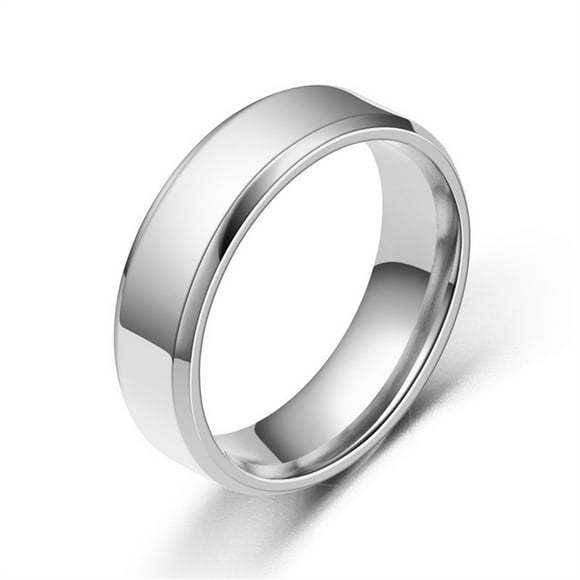 Minnieouse Anillo de banda Unisex boda estética mujeres hombres nudillo mano joyería vacaciones diario novio novia regalos plata tamaño 7 Ropa, zapatos y accesorios Miscelánea Plata Taille 7 Minnieouse AP010324-10B