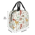 thumbnail image 4 of Kdxio Cute Little Animals Print Insulated Lunch Bag,Reusable Tote Lunch Box for Women Men,Leakproof Cooler Lunch Bags for Work Office Travel Picnic, 4 of 6