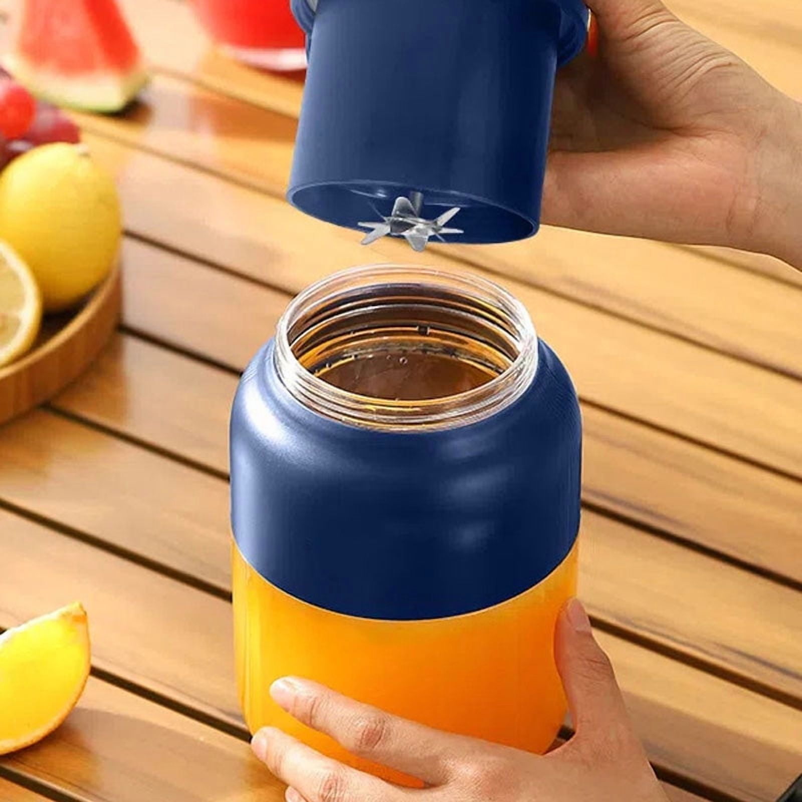 Jubipavy Juice Press Juicer Cold Press Juicer Kitchen Appliances Fruit Press Fruit Juicer 1300ML Portable Rechargeable Blender For Juices