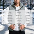 thumbnail image 3 of SEROYE Mens Vest Sherpa Lined Padded Stand Collar Sleeveless Full Zip Embossed Gilet for Fall Winter Layering Outerwear (XL, Green), 3 of 9