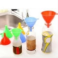 thumbnail image 6 of 3 Size set Plastic Funnel Fill Petrol Oil Fuel Water New Liquid Car TOP Lab O2R4, 6 of 8