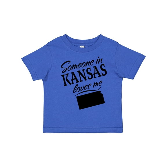Inktastic Someone in Kansas Loves Me Boys or Girls Toddler T-Shirt