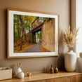 thumbnail image 5 of Rail Bridge in Stewartstown - Pennsylvania Photography Autumn Bridge Nature Forest Scenic Graffiti Unframed Wall Art Print 4 x 6 inches, 5 of 7