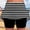 Black, variant on Women's High Waisted Tennis Skirt Skort Striped Built-in Shorts Athletic Golf Shorts Green S