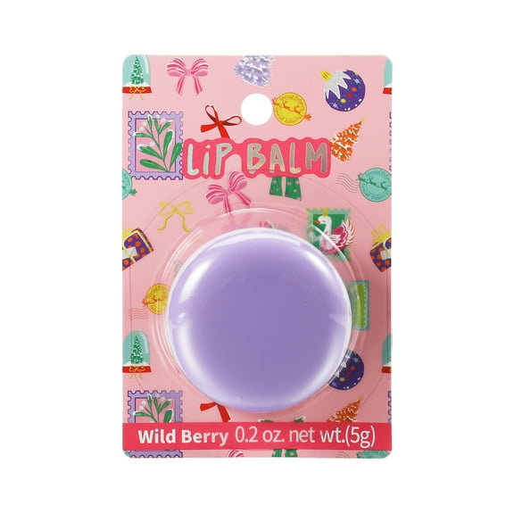 Lip Balm for Kids, Macaron Shape Lip Smacker for Children, 0.18 oz Pack of 1, Wild Berry Flavor