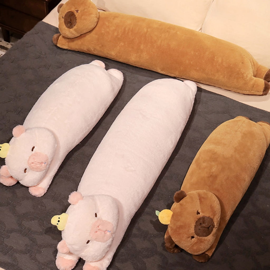 CIYISON Soft And Supportive Long Capybara Pillow Stuffed Plushies For Enhances Relaxation Suitable For Any Age Group