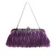 thumbnail image 5 of GAXIRE Clutch De Satén Plegado En Morado Para Eventos Con Correa De Removible, 5 of 8