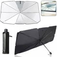 thumbnail image 1 of Car Sunshade Windshield Sun Shade, Titanium Silver Cloth Foldable Windshield Sun Shade Umbrella( Size : 65 X 125 Cm ), 1 of 4