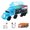 BLUE, variant on WSTER WS-650 Truck-Shaped Portable Bluetooth Speaker, Suppot BT/TF USB/FM/TWS/RGB /SELF,bluetooth speaker with lights,for Home, Party, Desktop ornament, Unique gifts for family and friends