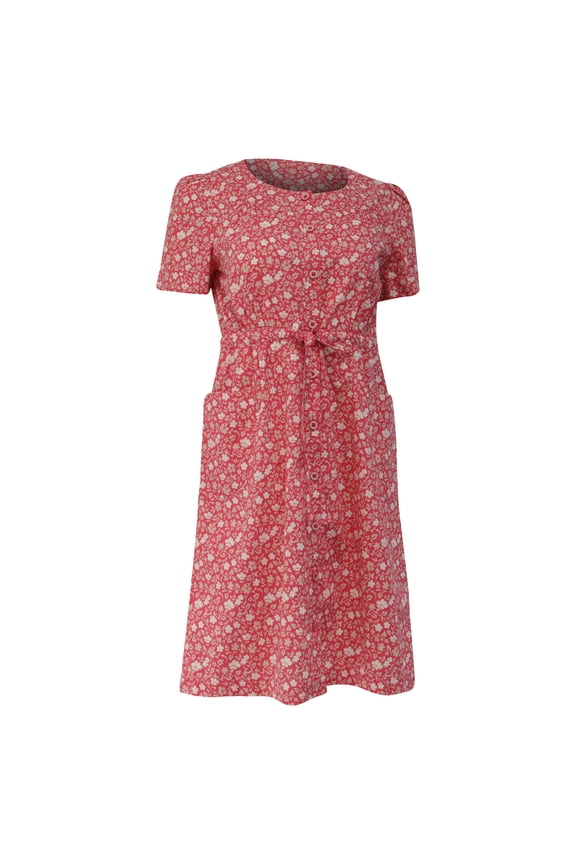 Pre-Owned Marc by Marc Jacobs Floral Mini Dress in Pink Cotton