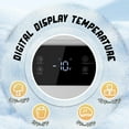 thumbnail image 6 of TACOOL Mini Chest Freezer with LED Touch Screen Control from -18℉to 50℉ Two Removable Baskets Small Freezer 4.35Cu.ft BLACK, 6 of 9
