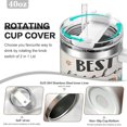 thumbnail image 4 of Cat Lover''s 40 oz Tumbler - Handle & Straw, Gifts for Cat Moms and Owners, 4 of 6