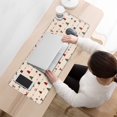 thumbnail image 3 of Long Mouse Pads for Desk,Beige Christmas Decoration Pattern Desk Mats on Top Of Desks, Desk Mouse Pad Extra Large with 3mm Non-Slip Base and Stitched Edge for Gaming,Office,Work,Home 31.5x11.8in, 3 of 5