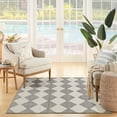 thumbnail image 2 of Nourison Positano Indoor/Outdoor Charcoal 4' x 6' Area Rug Charcoal 4' x 6' (Rectangular), 2 of 5