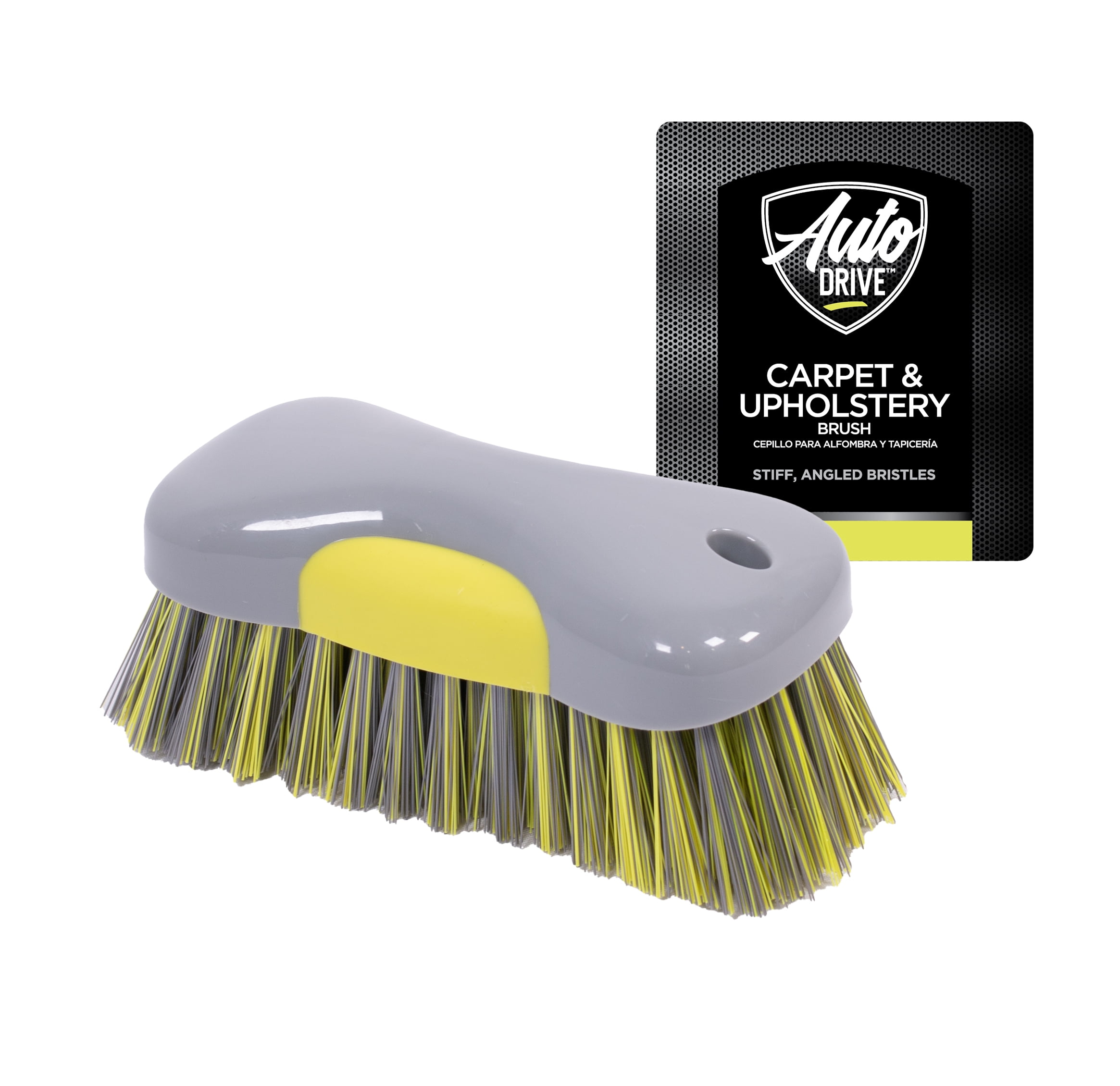 Auto Drive Stiff Bristle Scrub Brush for Carpet and Upholstery Cleaning
