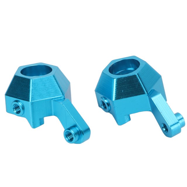 Bloque De Dirección, Apariencia Exquisita, Copas De Dirección RC, Fácil Instalación, Desmontaje, Rendimiento Estable, Alta Resistencia Para Coches De Control Remoto 1/16. OTVIAP Azul