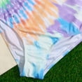 thumbnail image 5 of URMAGIC 7-14T Child Girls One Piece Swimsuit Criss Cross Bathing Suit Sport Swimwear/Tie Dye, 5 of 5