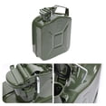 thumbnail image 4 of Recipiente utilitario de acero de 5 litros - A prueba de fugas, a prueba de óxido, con asa portátil, para almacenar y transportar aceite de gasolina, 4 of 5