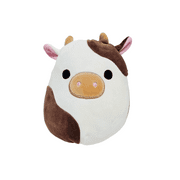 Squishmallows Official Kellytoys Plush 7.5 Inch Ronnie the Cow Ultimate Soft Plush Stuffed Toy