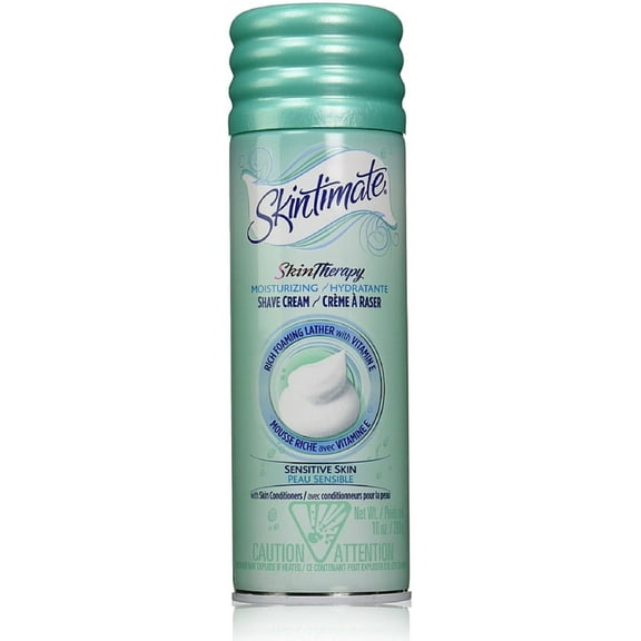 Skintimate Skin Therapy Moisturizing Shave Cream, Sensitive Skin 10 oz (pack of 6)