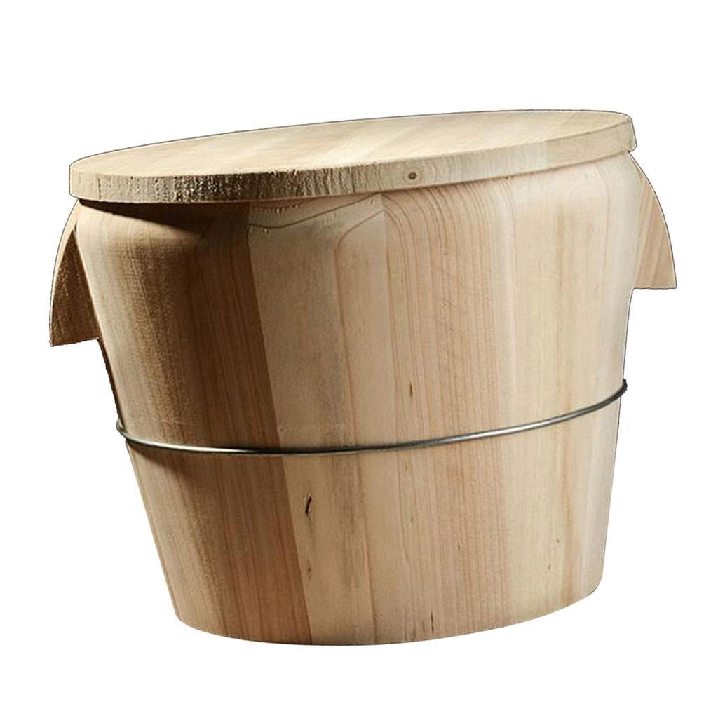 Axioma Wooden Rice Tub Rice Cooker Rice Barrel Wooden Steaming Restaurant - as 21cm