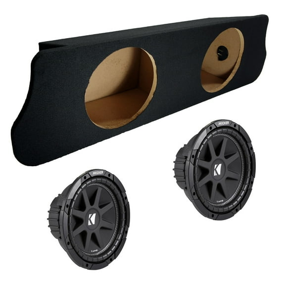 Custom Car Ford Mustang 94-04 Coupe Dual 12" Kicker C12 Comp Sub Woofer Box