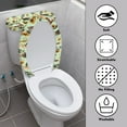 thumbnail image 3 of FORUDESIGNS Owl Book Sunflower Print Toilet Lid Cover Toilet Tank Cover 2 Pieces Non-Fading Toilet Lid Protector, Machine Washable Seat Covers for Bathroom Decoration Accessories, 3 of 8