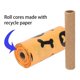 thumbnail image 3 of KAIYANG Bolsas biodegradables para desechos de perros, de HDPE+EPI/D2W, con diseño de huesos, 16 rollos, con dispensador, color verde y multicolor, 3 of 5