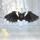 thumbnail image 4 of 2 piezas de decoración de Halloween, adorno colgante de murciélago grande, diseño plegable de doble cara, accesorios para fiesta de Halloween, color negro, 4 of 4