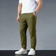 thumbnail image 5 of Cargo Pants for Men High Stretch Multi-Pockets Cargo Pant Breathable Lightweight Men's Chino Pants Casual Elastic Waist, 5 of 8