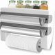 thumbnail image 1 of Foil And Cling Film Dispenser - For Kitchen Wall Mounted Shelf Paper Roll Holder And Storage Rack New Banmo, 1 of 5
