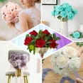 thumbnail image 5 of Efavormart 24 Roses | 5" Artificial Foam Rose With Stem And Leaves for Wedding Party Home Event Décor Wedding Anniversary Party - Ivory, 5 of 6