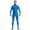 Blue, variant on Miqool Unisex Spandex Bodysuit Stretch Slimming Compression Shapewear Full Body Shaper Open Face Disappearing Body Suit Adults Costume