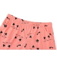 thumbnail image 5 of Beezizac Summer Pajamas for Girls – Cute Cat Orange Striped PJS Cozy Short sleeved Jammies Set Size 4T, 5 of 7