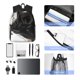 thumbnail image 4 of Disketp Black And White Boston Terrier Mochila Ligera Clásica con Múltiples Bolsillos, Mochila Casual para Hombre y Mujer, Ideal para Escuela, Trabajo y Viajes, 4 of 6