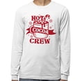 thumbnail image 2 of Hot Cocoa Crew Long Sleeve Shirt Unisex Large White, 2 of 5