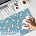thumbnail image 4 of Long Mouse Pads for Desk,Blue Cartoon Unicorn Rainbow Star Heart Cloud Desk Mats on Top Of Desks, Desk Mouse Pad Extra Large with 3mm Non-Slip Base and Stitched Edge for Gaming,Work,Home 31.5"x11.8", 4 of 5