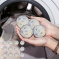 thumbnail image 1 of LSLJS 12 PCS Pet Hair Remover for Laundry Washing Balls Lint Remover Plastic Hair Dryer Ball Washing Machine Hair Removal Ball Green, Home Accessories, 1 of 9