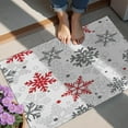 thumbnail image 4 of White Christmas Snowflake Pattern Door Rugs,Washable Non Slip Door Mats Indoor,Decorative Door Mats,Entry Mat Indoor for Entrance,Bedroom,Kitchen,Bathroom,20"x32", 4 of 6