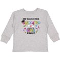 thumbnail image 3 of Inktastic My Big Sister Graduated and I'm Super Proud Boys or Girls Long Sleeve Toddler T-Shirt, 3 of 5