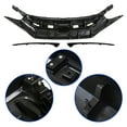 thumbnail image 4 of Fits For 2019 2020 2021 Honda Civic Sedan Bumper Black Front Upper Mesh Grille Grill With Eyelid Molding, 4 of 6