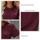 thumbnail image 4 of Camisa Para mujer ANGGREK Material de poliéster casual suelta elegante Con Cuello redondo, 4 of 6