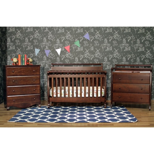 Davinci Emily 4 In 1 Convertible Crib Espresso Walmart Com