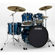 Tama Imperialstar 5-Piece Complete Drum Kit with 22" Bass Drum, Cymbals and Hardware, Midnight Blue