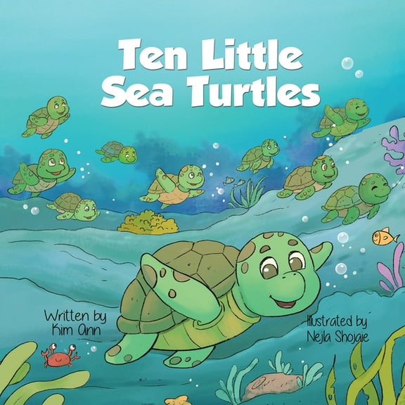 Ten Little Sea Turtles, (Paperback)
