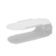 thumbnail image 5 of Organizador de zapatos con ranuras para ahorrar espacio, doble capa, para guardar sandalias y zapatos, color blanco, 5 of 14