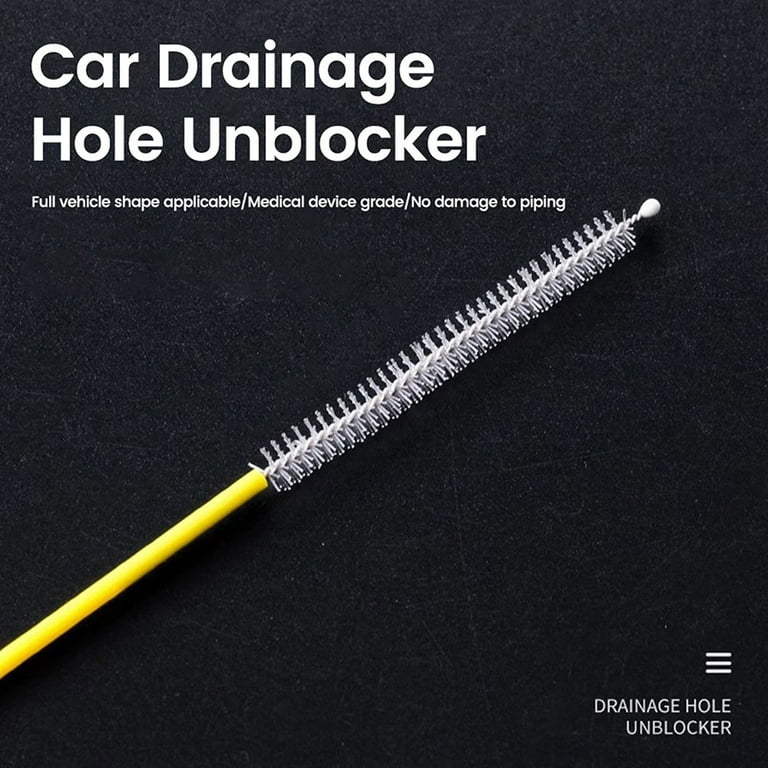 2.3M Car Sunroof Drain Dredge Pipe Cleaning Brush Dredging Brush Flexible  Tool 