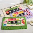 thumbnail image 2 of Alfombra de baño de cinta musical de Cassette, alfombrilla antideslizante para puerta de entrada, tela de microfibra suave, absorbente, esponjosa, almohadilla para pies de pelo alto Fivean unisex, 2 of 2
